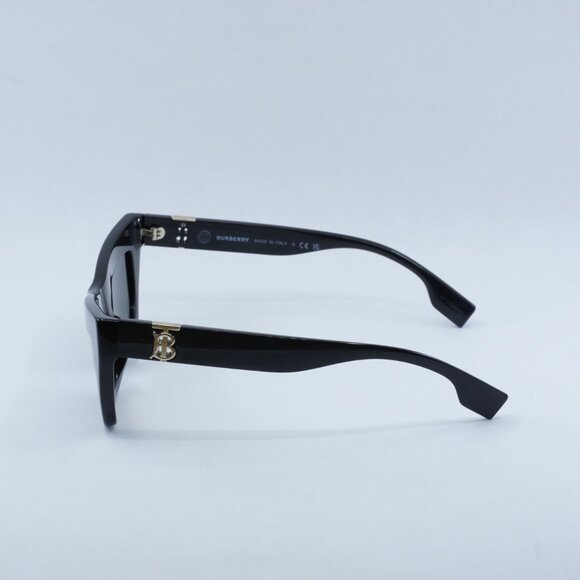 Burberry BE4405F 300187 Sunglasses Black Cat Eye Frame, Grey Lenses - Picture 6 of 12